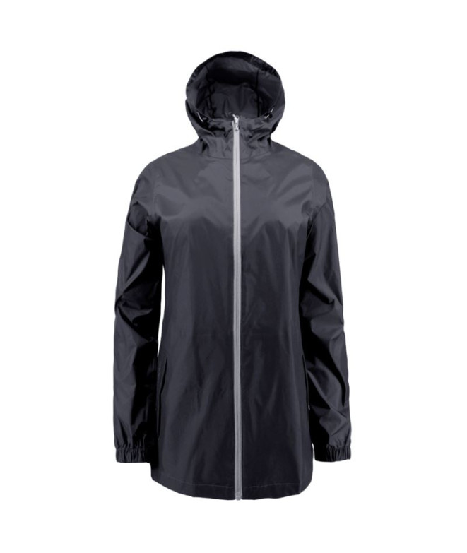 Chubasquero De Montaña Joluvi Rain Pack Negro Blanco Mujer