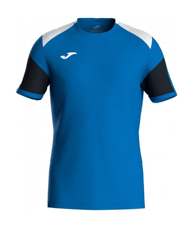 Camiseta Joma Danubio Royal Homem Azul Royal/Branco