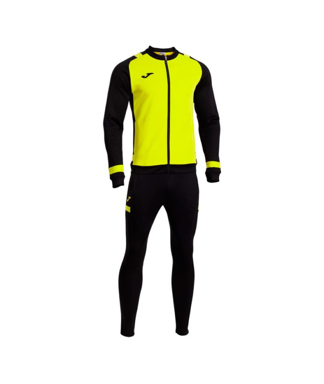 Fato de treino Joma Líder Amarelo Fluor Dark Navy Homem