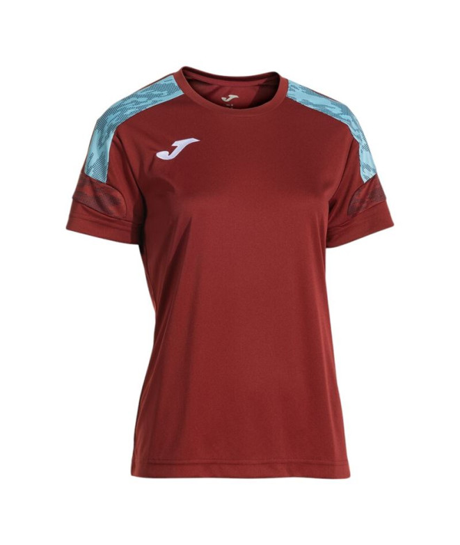 Camiseta Joma Championship Viii Burdeoceleste Homem