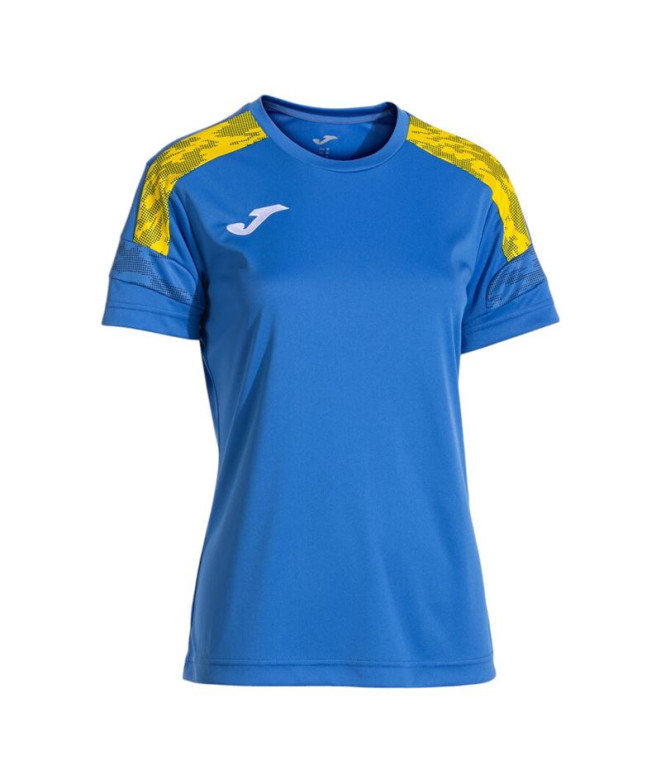 T-shirt Joma Championship Viii Royal Amarillo Homme