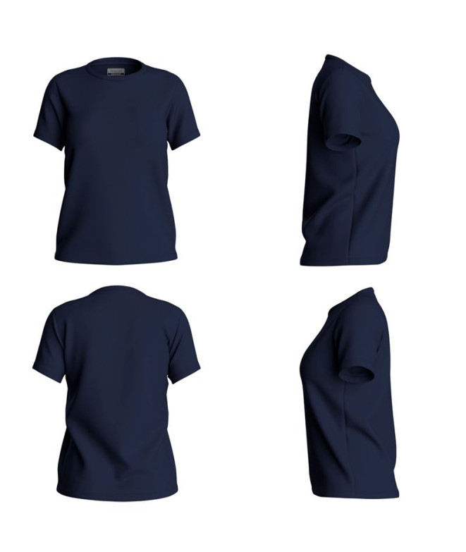 Camiseta Kappa Jenna Mujer Blue Marine