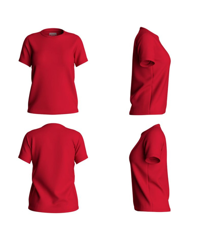 T-shirt Kappa Jenna Femme Rouge Chinois