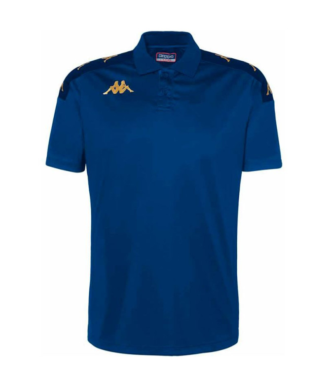 Polo Fitness Kappa Ghiolo Hombre Blue Sapphire/Blue Md Cobalt