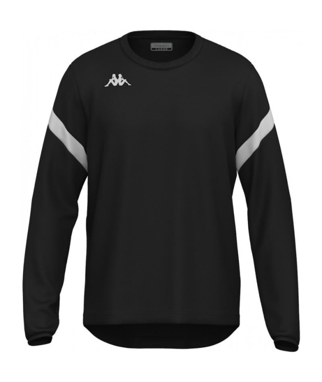 Sweat Fitness Kappa Dolvano Homme Noir/Blanc