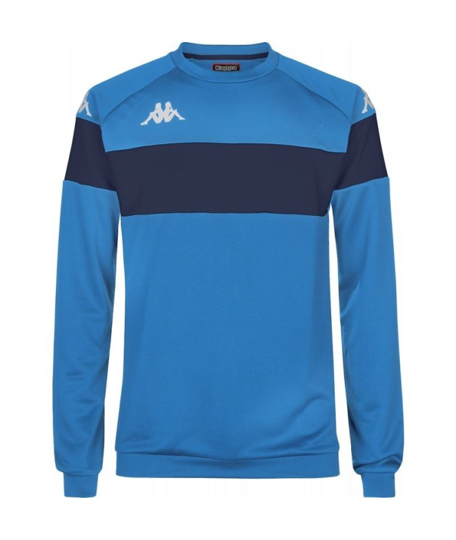 Sudadera Fitness Kappa Dido Hombre Azul Sky/Azul Marino