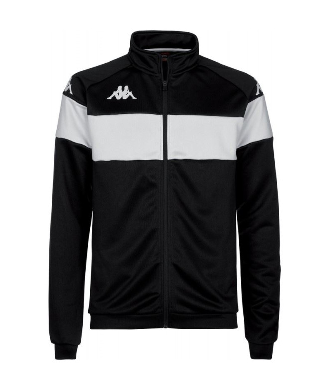 Sudadera Fitness Kappa Dacone Hombre Black/White