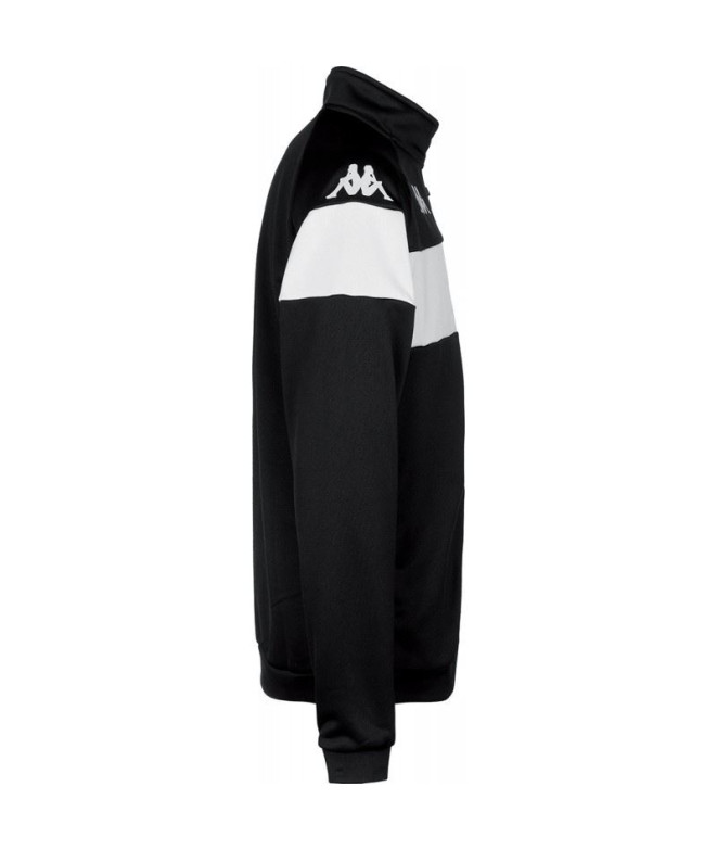 Sudadera Fitness Kappa Dacone Hombre Black/White