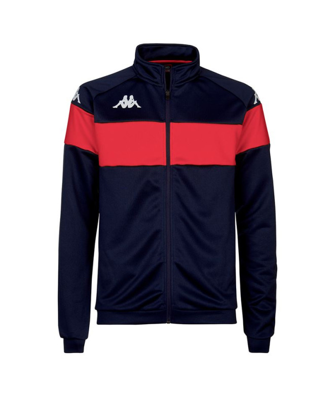 Veste Fitness Kappa Dacone Homme Bleu Marine/Rouge