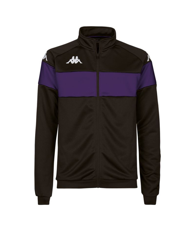 Sudadera Fitness Kappa Dacone Hombre Negro/Violeta