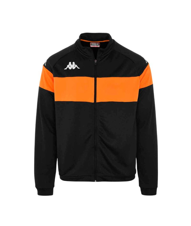 Sudadera Fitness Kappa Dacone Hombre Black/Orange