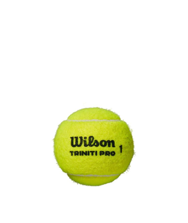 Balles de Tennis Wilson Triniti Pro Tball 4 Ball Can Jaune