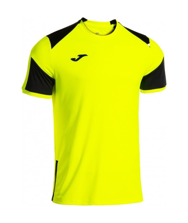 Camiseta Joma Danubio Hombre Amarillo/Negro