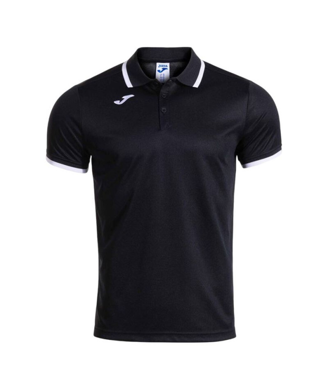 Polo Joma Combi Premium Hombre Negro/Blanco