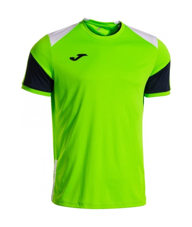 Camiseta Joma Danubio Verde Dark Navy Niño