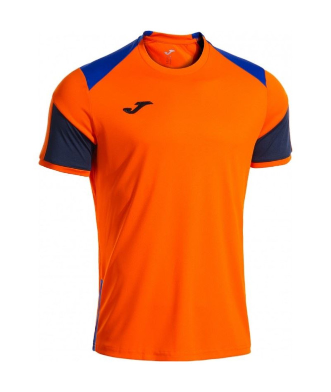 Camiseta Joma Danubio Hombre Naranja/Azul Marino