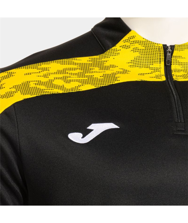 Moletom Joma Championship VIII Homem Preto/Amarelo