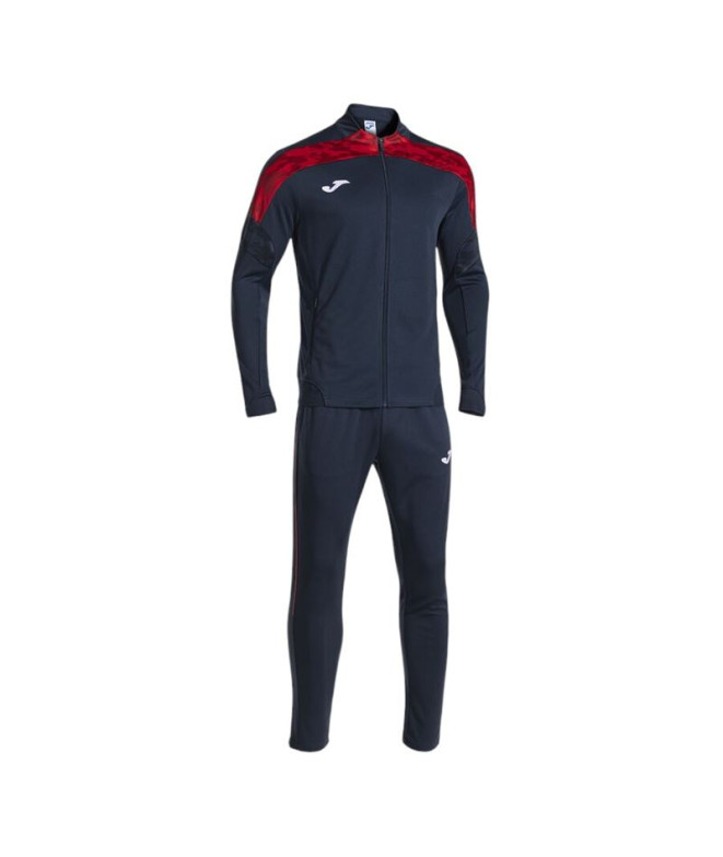 Fato de treino De Futebol Joma Championship Viii Dark Navy Vermelho Menino