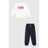 Chandal Champion Crewneck Sweatsuit Menino Branco Azul