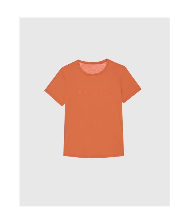 Camiseta Champion SS Mujer Naranja