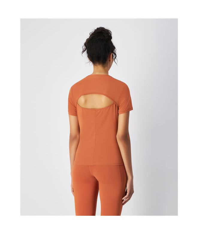 Camiseta Champion SS Mujer Naranja