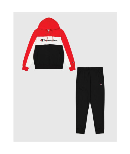 Chándal Champion Full Zip Suit Hombre Rojo/Negro