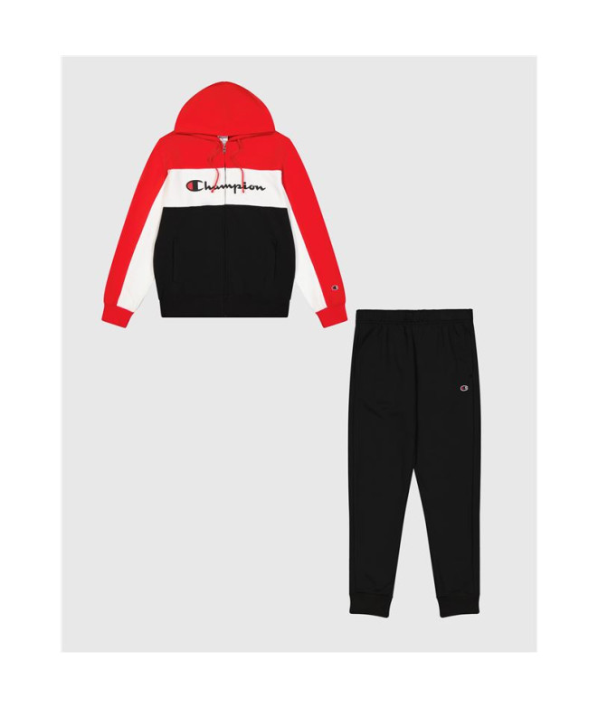 Chándal Champion Full Zip Suit Hombre Rojo/Negro