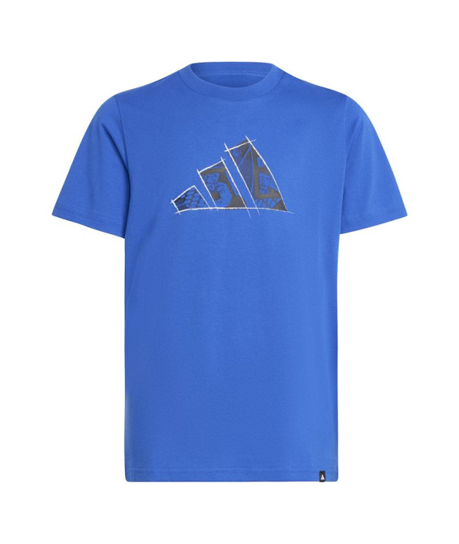 Camiseta adidas Foto Infantil Azul