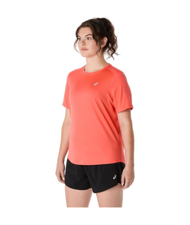 T-shirt de Running ASICS Core Ss Haut Femme Corail
