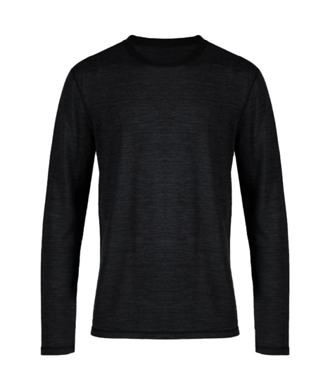 Camiseta de Montaña Joluvi Termico Merino Base Negro