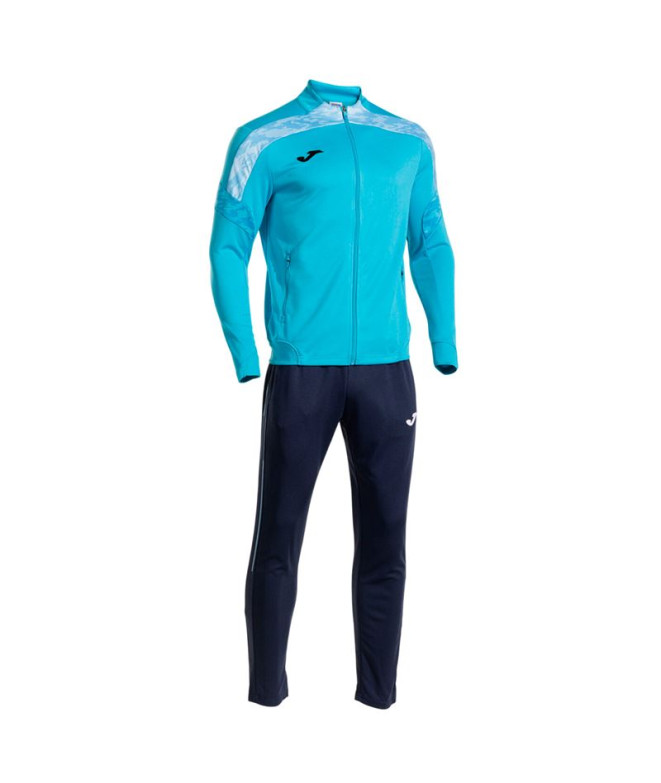 Chándal de Fútbol Joma Championship Viii Turquesa Flúor Dark Navy Niño