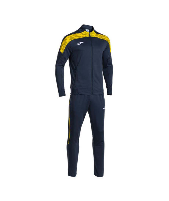 Fato de treino Joma Championship Viii Dark Navy Amarelo Homem