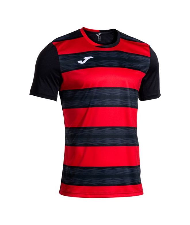 Camiseta Joma Europa Vi Negro Rojo Hombre