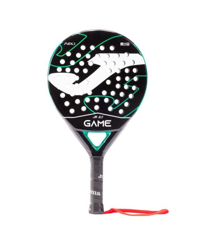 Pala de Pádel Joma Game Jr Preto Turquesa Unissex