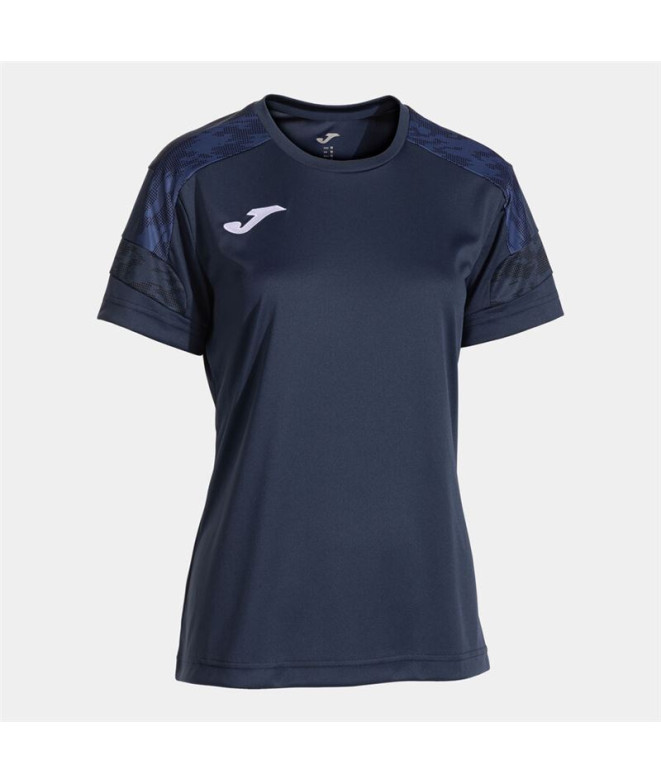 Camiseta Joma Championship VIII Mujer Azul Oscuro