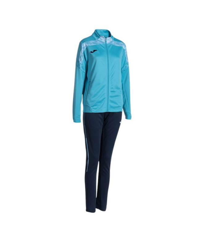 Chándal Joma Championship Viii Turquesa Flúor Dark Navy Mujer