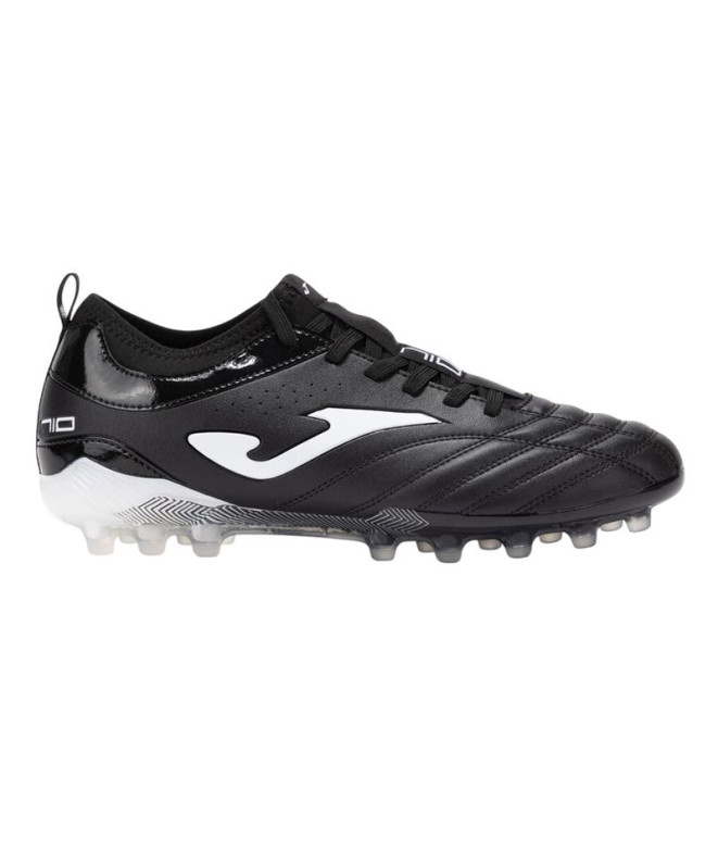 Botas de futebol Joma Número-10 24 Grama Artificial AG Preto/Branco