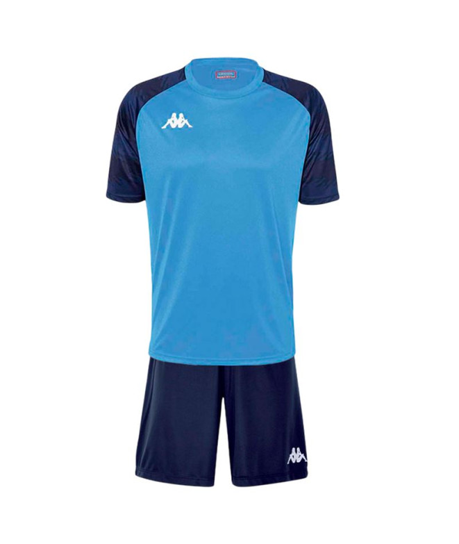Camiseta Fútbol Kappa Daverno Hombre Azul Sky/Azul Marino