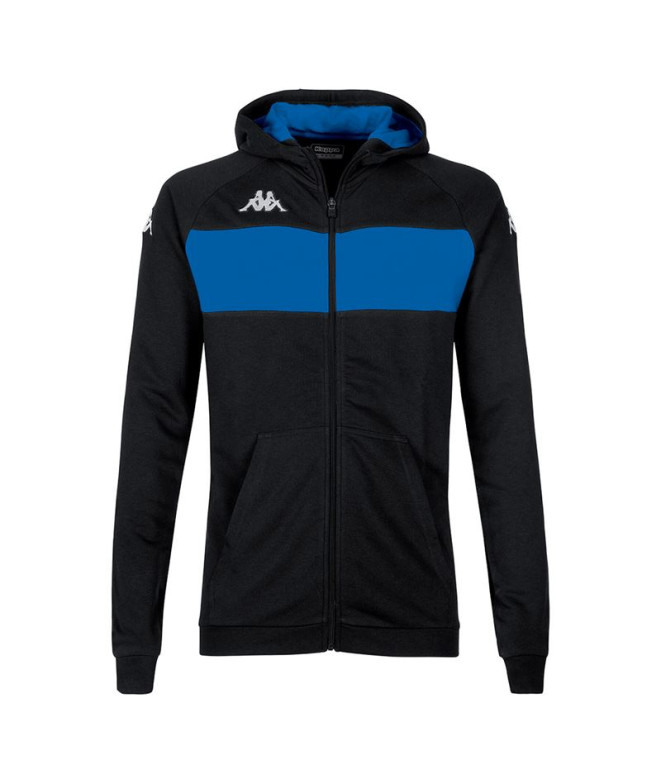 Sudadera Kappa Dacciozi Hombre Black/Blue Sapphire