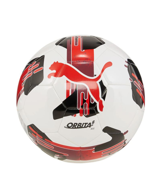 Balón de Fútbol Puma Orbita 6 Ms, White Re, unisex