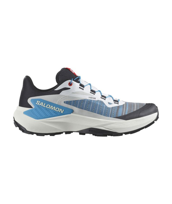 Chaussures de Trail Salomon Genesis Noir/Blanc/Transcend Bleu Homme