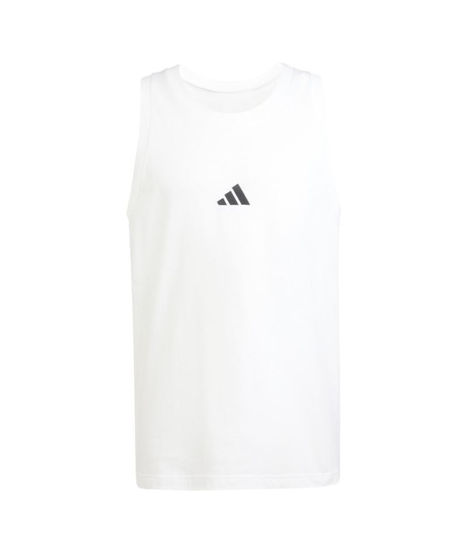 Camiseta adidas SL Tank Homem Branco/Preto