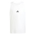 Camiseta adidas SL Tank Homem Branco/Preto