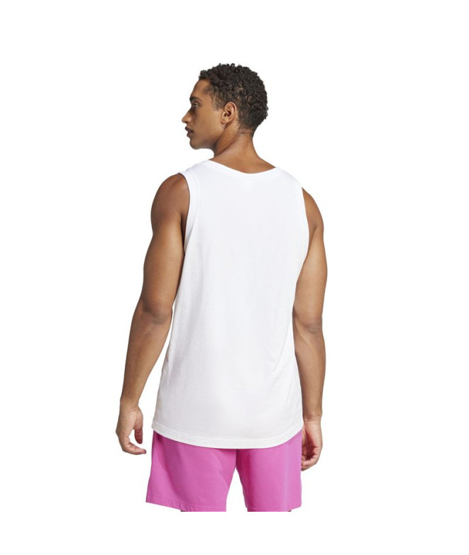 Camiseta adidas SL Tank Hombre Blanco/Negro