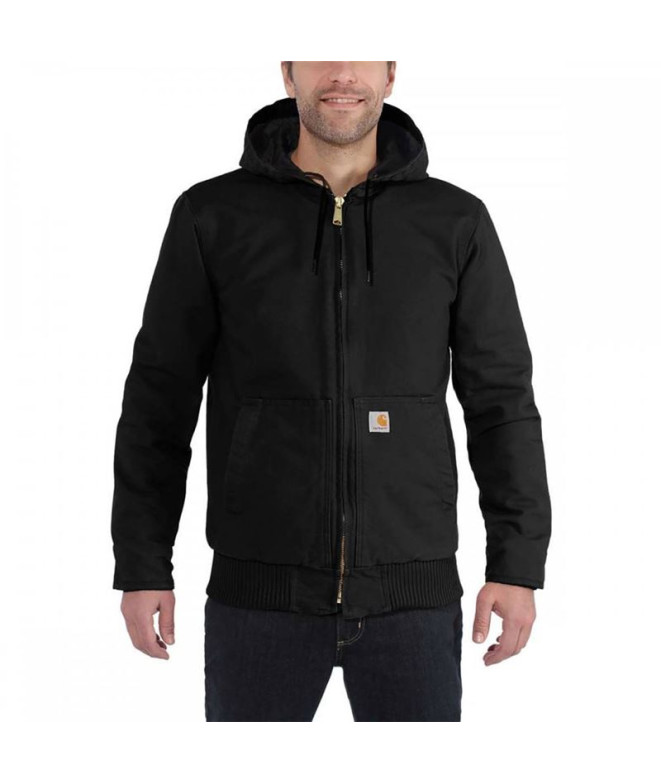 Chaqueta Carhartt Duck Active Jacket Hombre Negro