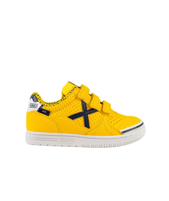 Zapatillas de Fútbol sala Munich G-3 Kid Vco 433 Infantil Amarillo