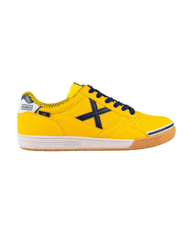 Chaussures de Futsal Munich G-3 433 Femme Jaune