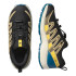 Sapatilhas de Montanha Salomon Xa Pro V8 Preto/Cinza Verde/Pó Amarelo Infantil