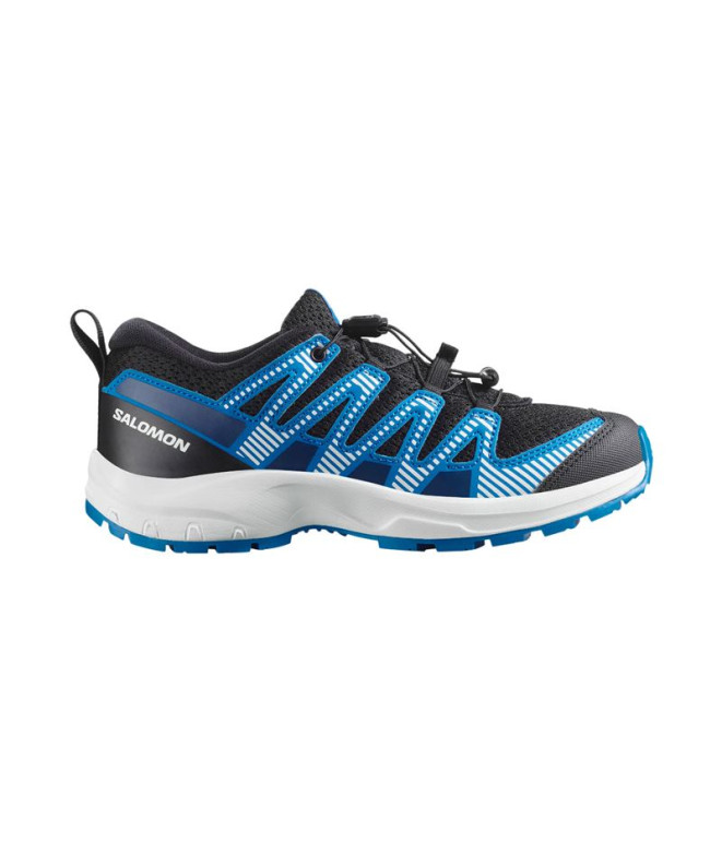 Chaussures de Montagne Salomon Xa Pro V8 J Noir/Blanc/Bleu Français Enfant