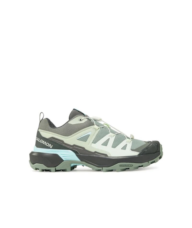 Zapatillas de Montaña Salomon X Ultra 360 Green Milieu/Urban Chic/Clearly Mujer